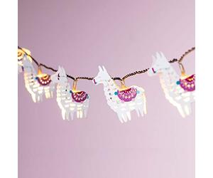 Lights4fun Guirnalda de Luces Decorativas para Niños con Llamas y 10 LED Blanco Cálido a Pilas…
