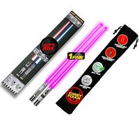 Lightsaser - Palillos de cocina con luz LED de Star Wars, con mango extraíble, aptos para lavavajillas, color rosa