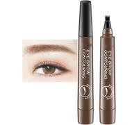 Lightsbetter Waterproof Eyebrow Pen, Lights Better Waterproof Eyebrow Pen, Tint My 4 Tip Brow Waterproof, Makefullbeauty Eyebrow Pen, Microblading Eyebrow Pen (Dark Brown)