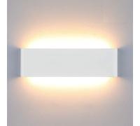 Lightsjoy Aplique Pared Interior LED 16W 30CM Lámpara de Pared Aluminio Moderna Arriba y Abajo IP44 Impermeable para Salas, Escalera, Dormitorios, Pasillos, 1600Lumen (Blanco Cálido 3000K)