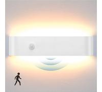 Lightsjoy Aplique Pared Interior LED 18W 40CM con Sensor Movimiento Lámpara de Pared Aluminio Moderna Arriba y Abajo para Escalera, Dormitorios, Pasillos, 1800Lumen (Blanco Cálido 3000K)