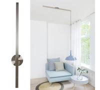 Lightswing® Single Sistema de Suspensión para 1 Lámpara Colgante - Acero Inoxidable - 110 cm - Sistema de Lámpara Ajustable - Fácil de Instalar - Soporte Lámpara Techo - Lámpara de Techo