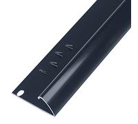 Lightweight 3.5cm Wide Thresholds Reducer,Floor Transition Strip Carpet to Tile, for Indoor Front Door Doorways, Easy to Install(Black,100cm/39.4in)