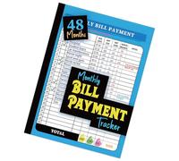 Lightweight Bill Planner Notebook - Sturdy Paper & Compact Layouts For Professional Budget Tracking On-The-Go Financial Planner Notebook