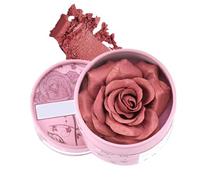 Lightweight Buildable Rouge Blusher - 3.5g Rose Petal Design Buildable Color, Rose Petal Blush | Pigmented, Natural-Looking Highlighter & Eyeshadow For Face, Daytime, Travel, Bridal & Photography