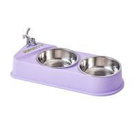 Lightweight Cat Bowl - Portable Kitten Bowls, 32.5x13.5x6cm Pet Bowl for Easy Clean, Stainless Steel Feeder Accessory, Pet Supplies Feeding Bowls, Mealtime Cat Accessory for Feeding