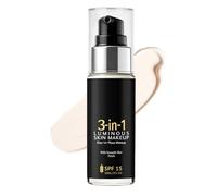 Lightweight Coverage Liquid Foundation, 30ml Liquid Foundation Makeup Base, Natural Coverage Look Concealing Effect, Blendable Cosmetic Skin Tone Enhancement, Beauty Makeup Product for Everyday Use