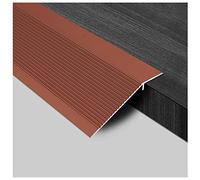 Lightweight Floor Divider Strip Carpet to Tile,T-Molding Flooring Transition Strip, Gap Connecting Floor Bar for Sliding Doors Doorway(Rose Gold,Long 140cm/55.1in)