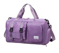 Lightweight Gym Duffel, Travel Duffel Bag for Men, Dry Wet Separation Duffel, Wet Dry Gym Bag, Large Weekend Duffel Bag, Carry on Travel Bag, Men's Gym Bag for Weekender Duffel Bag