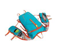 Lightweight Hiking Backpack, plegable al aire libre Travel Bag, 15L Compact Backpack with Reflective Strips, Water Resistant Nylon Hiking Pack with Multiple Pockets, Sports Outdoor Gear for Climbing