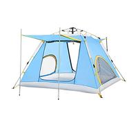 Lightweight Instant Pop Up Tent for 3 To 4 Person Automatic Opening Portable Automatic Tent Family Camping Tent with Porch