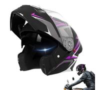 Lightweight Motorcycle Helmet, Full Face Modular Design, Double Visor Protective Headgear, Ideal para hombres, Riding Sportbike, Motocross, Street Racing, Scooter, Outdoor Adventures, Commuting