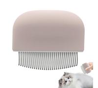 Lightweight Pet Hair Brush, Ergonomic Gentle Dog Shedding Brush Grooming, Safe Effective Short & Long Hair Removal for Cats and Dogs, 9x7.8x2.7 cm, 80g, Pink Green White