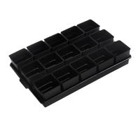 Lightweight Resin Nursery Pots, Indoor and Outdoor Plant Care, 13.82x9.25x1.38 Inches, Versatile Plant Growth, Easy to Handle Design, Seedling Planter Containers for Garden