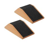 Lightweight Squat Wedge Block, Squats Heel Wedge, Non Slip Cork Incline Board for Yoga, Calf Stretching, and Strength Training, 9.06x4.72x2.56 Incline Board for Yoga, Calf Stretching, and Strength
