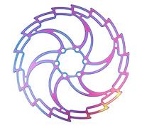 Lightweight Stainless Steel Bike Disc Brake Rotor - with 6 Screws - Multi-purpose Compatibility for Road & Mountain Bikes, 1pc(180MM)