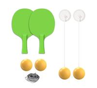 Lightweight Table Tennis Exerciser, Safety Parent-Child Game Exerciser, Portable Training Tool, Table Tennis Practice Set, Portable Table Tennis Trainer, for Kids Children Boys Girls