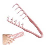 Lightweight Texture Comb - Salon Curly Hair Comb | 18.5x7cm Wide Tooth Combs for Thick Hairs, Root Volume Tool with Bangs Styling, Detangling Hair Accessory, Volumizing Bristle Tool for Easy Styling