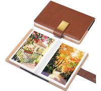 LIGHTWISH Bloque de Acuarela para Exteriores, 20 Hojas A5 - Papel 100% Algodón 300 g/m², Textura Cold-Pressed para Paisajes y Texturas - Sin Ácido, para Gouache - 14x21 cm, Marrón