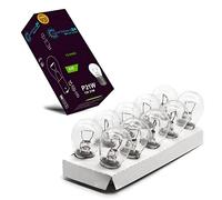 LIGHTWORLD24 10 x P21W 12V 21W lámpara de bola BA15s lámpara de luz de freno luz antiniebla trasera luz de marcha atrás bombilla de luz diurna bombilla de coche luz de señal de parada de coche