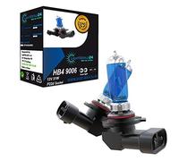 LIGHTWORLD24 HB4 9006 12V 51W Bombillas halógenas efecto xenón para coche | Luz Super White 6000K | Luz blanca fría | Faros antiniebla y luz de cruce | P22D | Juego de 2 unidades