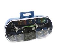LIGHTWORLD24 Juego de iluminación H7 para coche 12V - Set de 30 piezas con bombillas, fusibles y luces de freno - Caja de repuesto para lámparas de automóvil