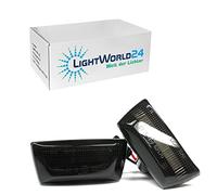 LIGHTWORLD24 LED Intermitentes Laterales | Bombillas de Repuesto para Opel Corsa D/E, Adam, Astra H, Insignia A, Meriva B, Zafira | Luz LED Negra Canbus Sin Errores | Luz de Señal para Auto
