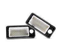 LIGHTWORLD24 Luz LED de matrícula 18 SMD LED con Canbus, luz de matrícula para Au-di A3/S3 8P A3 A4/S4 A5 8F A6/C6 A8/S8 Q7 RS4 RS6