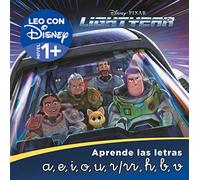 Lightyear. Leo con Disney (Nivel 1+). Aprende las letras: a, e, i, o, u, r/rr, h, b, v (Disney. Lectoescritura): . (Aprendo con Disney)