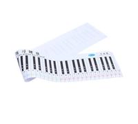 LIGIGWASH 1 Pieza tabla de pared de teclado de piano tabla de práctica de teclado Principiante llaves tabla de acordes de piano cuadro comparativo de pianos de polivinilo