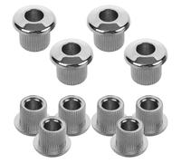 LIGIGWASH 10 Arandelas de Clavijas para Afinador de Guitarra Acústica, Espaciadores de Abs Plata Fáciles de Reemplazar y Transportar, Pack de 10 Piezas
