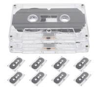 LIGIGWASH 10 casetes de audio vacíos 30 minutos de tiempo de grabación casero retro para música, noticias, grabaciones creativas