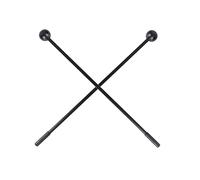 LIGIGWASH 10 Piezas Baquetas de Percusión de Herramientas de Enseñanza Infantil Palos de Tambor Handheld Negro