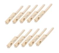 LIGIGWASH 10 piezas Clips de Tubo de de Bambú para Experimentos de Laboratorio Abrazaderas Prácticas y Portátiles Soporte para Tubos de Vidrio Herramientas de Química