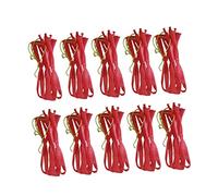 LIGIGWASH 100piezas Bolsa De Almacenamiento De Malla para Frutas y Verduras Reutilizable y Transpirable para Transporte De Sandías y Patatas Color Rojo