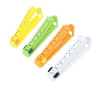 LIGIGWASH 12 Piezas Clips de Cierre para Bolsas de Alimentos Sellador Portátil para Cocina Abrazadera Multiuso para Snack Bolsas de Patatas Pan y Resistente Colores