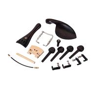 LIGIGWASH 15piezas Accesorios Para Violín De Ébano De Accesorios Cordal Abrazadera De Barbilla Pasador De Clavijas Para Partes De Violín
