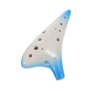 LIGIGWASH 1juego Ocarina c Instrumento Musical Para Principiantes Diseño Azul Degradado Tutorial y Bolsa De Transporte