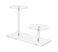 LIGIGWASH 1juego Soporte De Exhibición De Acrílico Transparente Multi-Capa para Joyería y Postres Organizador De Escritorio Estable y Moderno para Decoración De Hogar y Almacenamiento