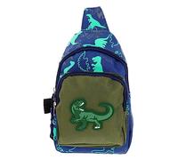 LIGIGWASH 1pieza Infantil De Cartoon Riñonera De Nylon para Mochila Cruzada para Almacenamiento De Juguetes y Snacks Diseño y Divertido Color Azul Degradado
