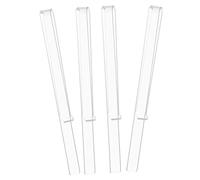 LIGIGWASH 2 pares Clips para Partituras de Acrílico Transparente Sujetapáginas Musicales Clips Duraderos para Fijar Páginas de Partituras Accesorios Prácticos para Músicos y Amantes