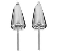 LIGIGWASH 2 piezas Accesorios de Ganchos Metálicos para Tambor Juego de Repuesto de Abrazaderas de Tambor con Tornillos de Montaje Duraderas y Fáciles de Instalar para Reemplazo de