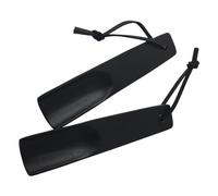 LIGIGWASH 2 piezas Calzador de Zapatos de Madera con Mango Corto Portátil para Hombres Mujeres y Personas Mayores Fácil de Usar y Duradero con Cordón para Viaje y Hogar