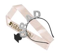 LIGIGWASH 2 piezas Conjunto de Diademas de Graduación con Tirantes para Celebraciones de Estudiantes de Secundaria y Universidad Accesorios para de Graduación