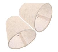 LIGIGWASH 2 Piezas Pantalla Pequeña para Lámparas de Araña de Tejido Beige Transpirable Diseño Artesanal para Espacios Modernos y Salas de Estar