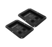 LIGIGWASH 2 Piezas Placa Terminal de Altavoz de Hierro Duradero para Caja de Altavoces Compatible con Modelos de Escenario Conector de Cableado para Altavoz de Coche y Audio