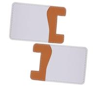 LIGIGWASH 2 Piezas Tarjetero Adhesivo Ultradelgado para Móvil Soporte Compacto para Tarjetas de Crédito Identificación Fácil y Seguro Unidades para Smartphone y Funda