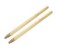 LIGIGWASH 2 piezas Varillas de Cobre para Radiestesia Unidades Varillas Flexibles y Ligeras para Adivinación Mango Ergonómico Superficie Uso Exterior Portátil sin Manual