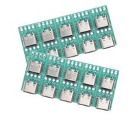 LIGIGWASH 20 Placas de Conector USB C 3.1 Tipo Macho y Hembra PCB de Aleación de Zinc para Transmisión Estable y Fácil Extracción en Cables USB Tipo C