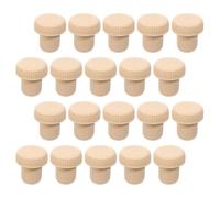 LIGIGWASH 20 Tapones de Vino de Polímero para Botellas Función de Sellado y Almacenamiento a Corto Plazo, Accesorios Prácticos para Cocina y Hogar Color Aleatorio